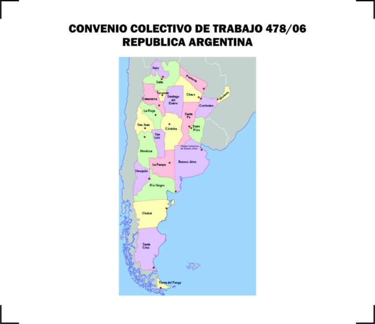 Escala Salarial Panaderos CCT 478/06 – Republica Argentina (Julio 2023)