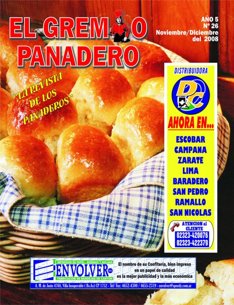 El Gremio Panadero N° 26 (Noviembre 2008)