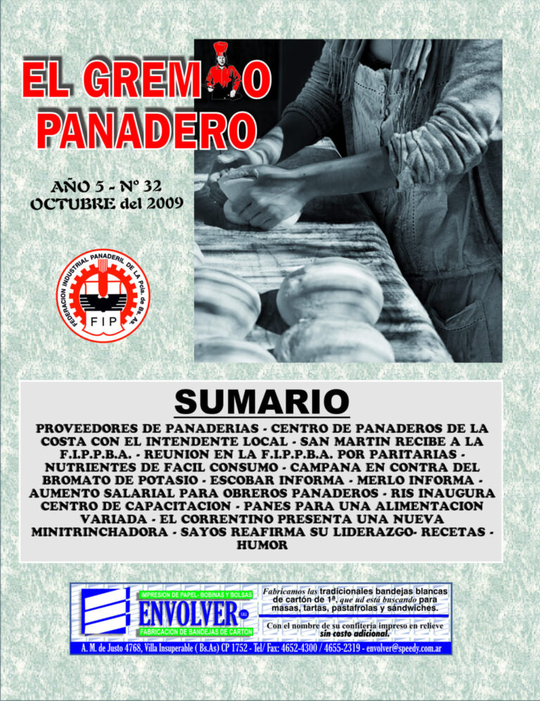 El Gremio Panadero N° 32 (Octubre 2009)