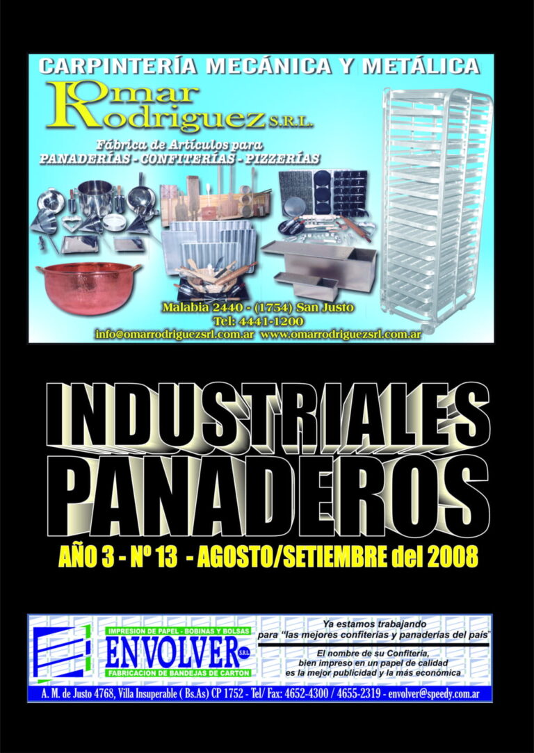 Industriales Panaderos N° 13 (Agosto 2008)